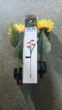 2 Pc Outdoor Solar Sunflower Lights Intelligent Light Control Waterproof Garden Landscape Stake Light the24kgal