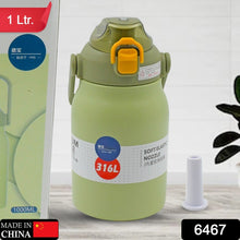 Premium Stainless Steel Vacuum Insulated Bottle Water Flask Vacuum Hot Cold For Kids / Travelling Water Bottle for Kids with Straw, Thermos  For office / Gym /School (1000 ML) the24kgal