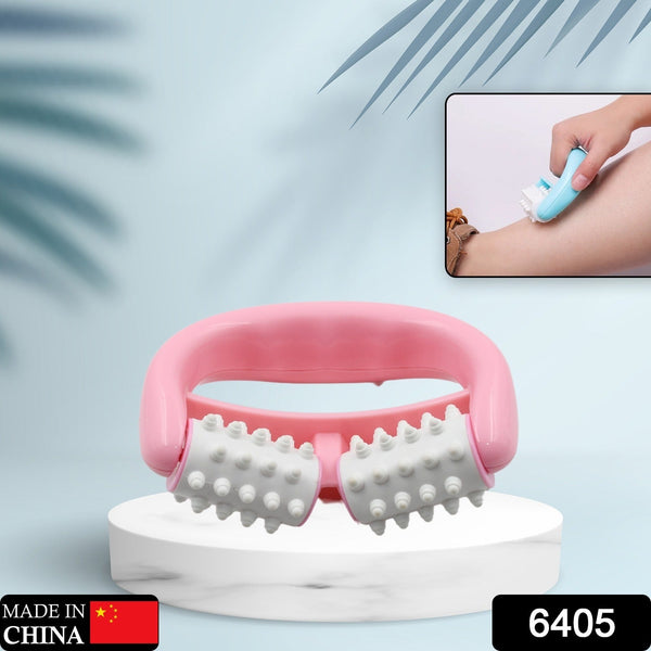 Plastic Massage Roller - 2-Roller Manual Design for Cellulite & Muscle Pain Relief the24kgal