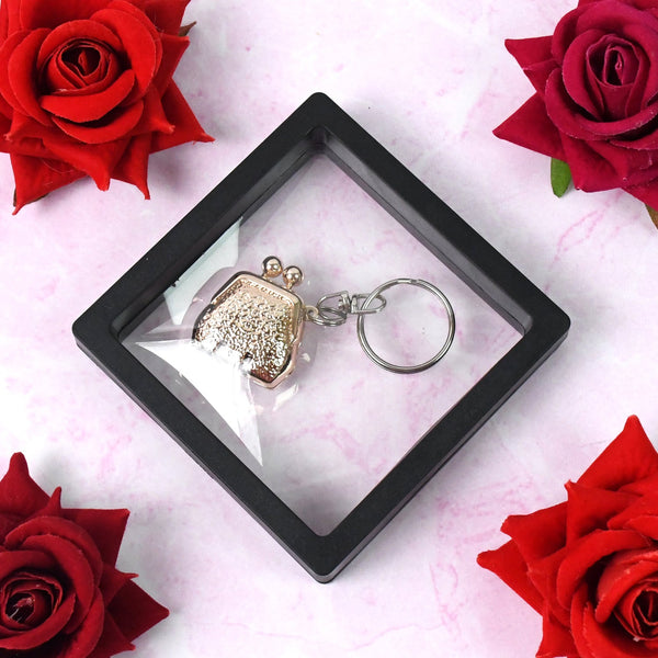Nail Clipper Keychain With 3d Floating Frame Display Case (1 Set) Wukusy