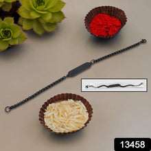 Black Bracelet Rakhi Gift Bracelet (1 Pc) Wukusy