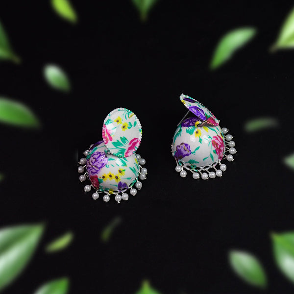 Jhumka Earrings  Buti For Women  Girls (1 Pair  Mix Color  Design) Wukusy