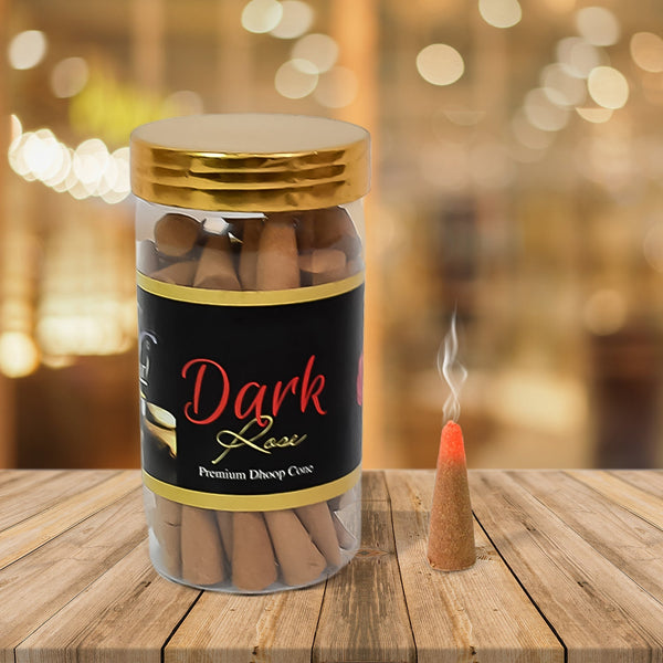 Mix Flavour Dhoop Cones, Premium Dhoop (120 GM/ Mix/ 1pc) the24kgal