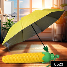 Vegetable shaped Folding Umbrella, Plastic Case Creative Fashion Folding Mini Sun Shade Rain Umbrella, Unique Umbrella, Sun & UV Protection, Cute Design (1 Pc) the24kgal