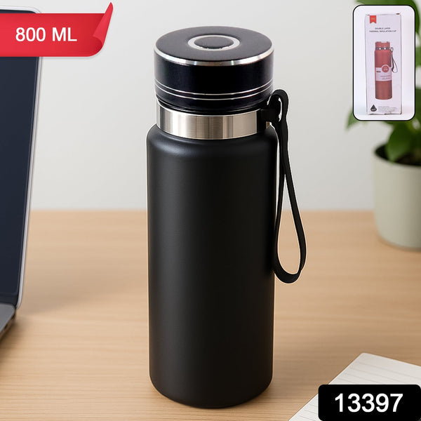 Double Stainless Steel Wall Flask Vacuum Insulated Water Bottle (800 ML) the24kgal