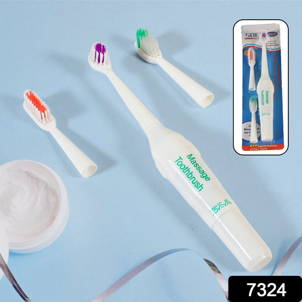 Electric Toothbrush for Adults & Teens – Deep Cleansing, Battery Operated (Battery Not included) the24kgal