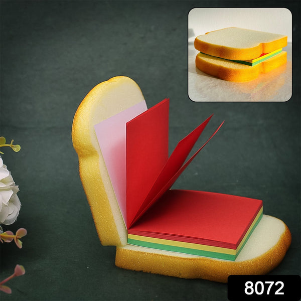 Sandwich Shaped Note  /  Sticky Notes  /  Memo Notes, Unique Mini Notes (Multicolor) the24kgal