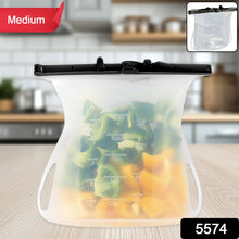 Reusable Silicone Food Bag – Leakproof, Flat Bottom, BPA-Free, Microwave & Dishwasher Safe the24kgal