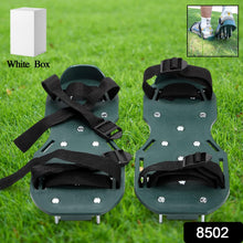 Lawn Aerator Sandals, Garden Grass Aerator Spiked Sandals Green Studded Shoes for Yard Patio Garden Excavation the24kgal