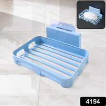 Bathroom & Kitchen Soap Holder: Self-Adhesive ,Sabudani (Plastic Box) the24kgal