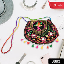 9 inch Handcrafted Cotton Embroidered Shoulder Bag for Girls & women (1 Pc) the24kgal