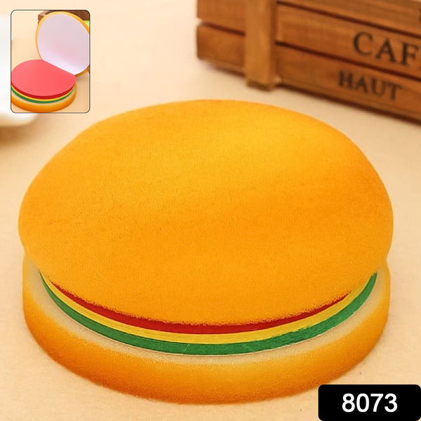 Burger Shaped Note  /  Sticky Notes  /  Memo Notes, Unique Mini Notes (Multicolor) the24kgal