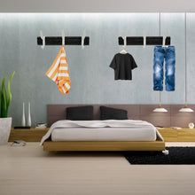 Wall Mounted Coat Hanger Rack – 6 Hooks for Clothes, Jackets & Hats the24kgal