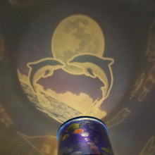 LED Projector Night Light – 3 Battery Lamps, Rotating with Music, Perfect for Kids & Home Decor (1 Pc, Battery Not Included) the24kgal